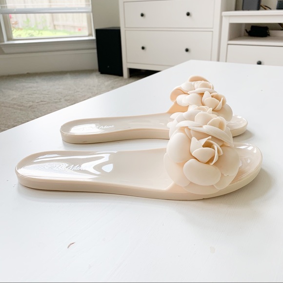 J.Mark Nude Floral Jelly Sandal Jelly-07 - Picture 2 of 8